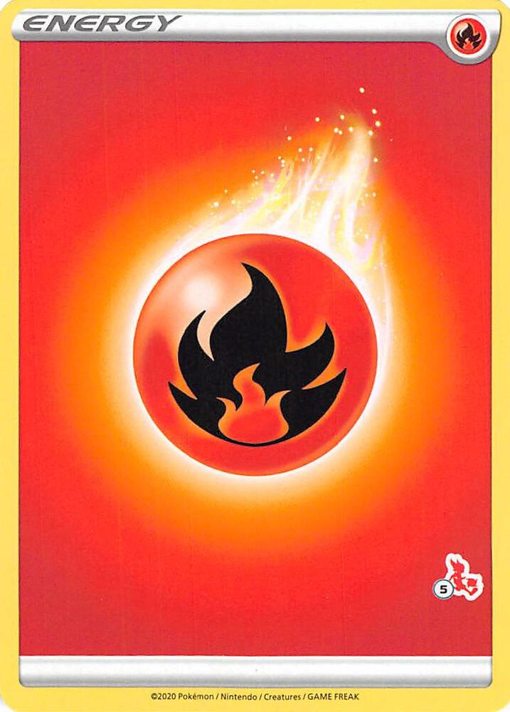 Fire Energy (#5 Cinderace Stamped) sealed Pokémon TCG product
