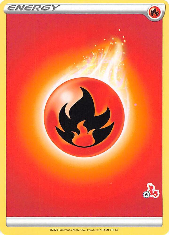 Fire Energy (#6 Cinderace Stamped) sealed Pokémon TCG product