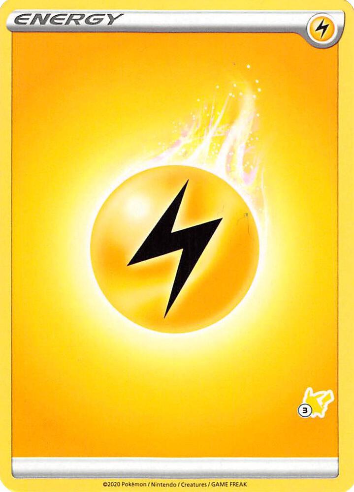 Lightning Energy (#3 Pikachu Stamped) sealed Pokémon TCG product