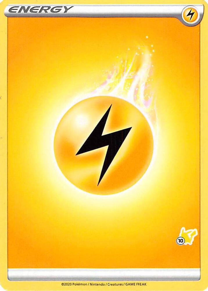 Lightning Energy (#10 Pikachu Stamped) sealed Pokémon TCG product