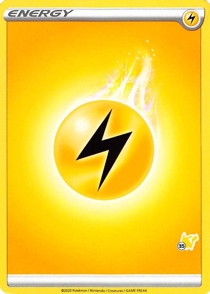 Lightning Energy (#35 Pikachu Stamped) sealed Pokémon TCG product