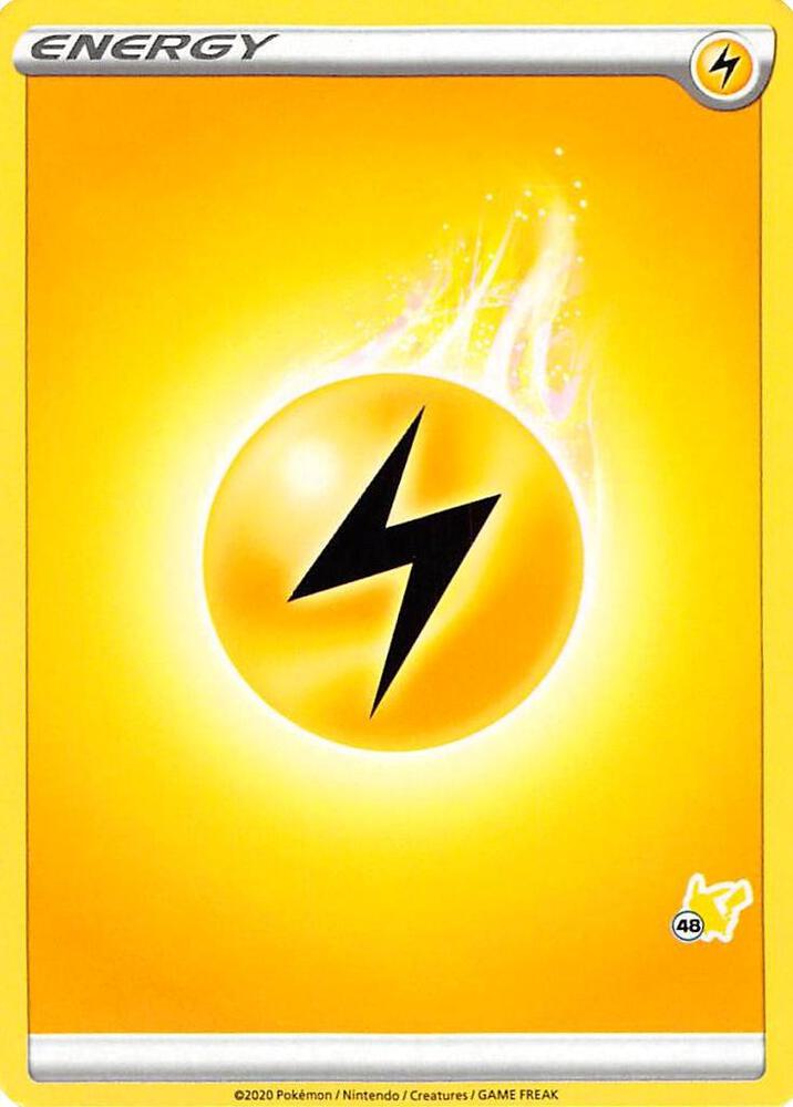 Lightning Energy (#48 Pikachu Stamped) sealed Pokémon TCG product