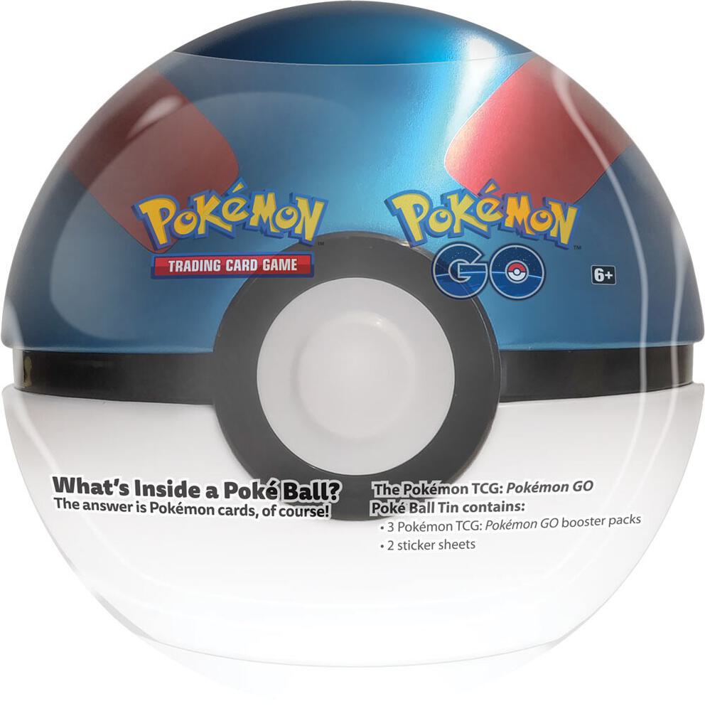 Pokemon GO Poke Ball Tin - Great Ball sealed Pokémon TCG product