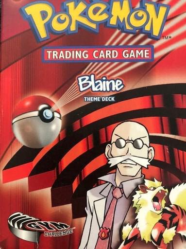 Gym Challenge Theme Deck - "Blaine" sealed Pokémon TCG product