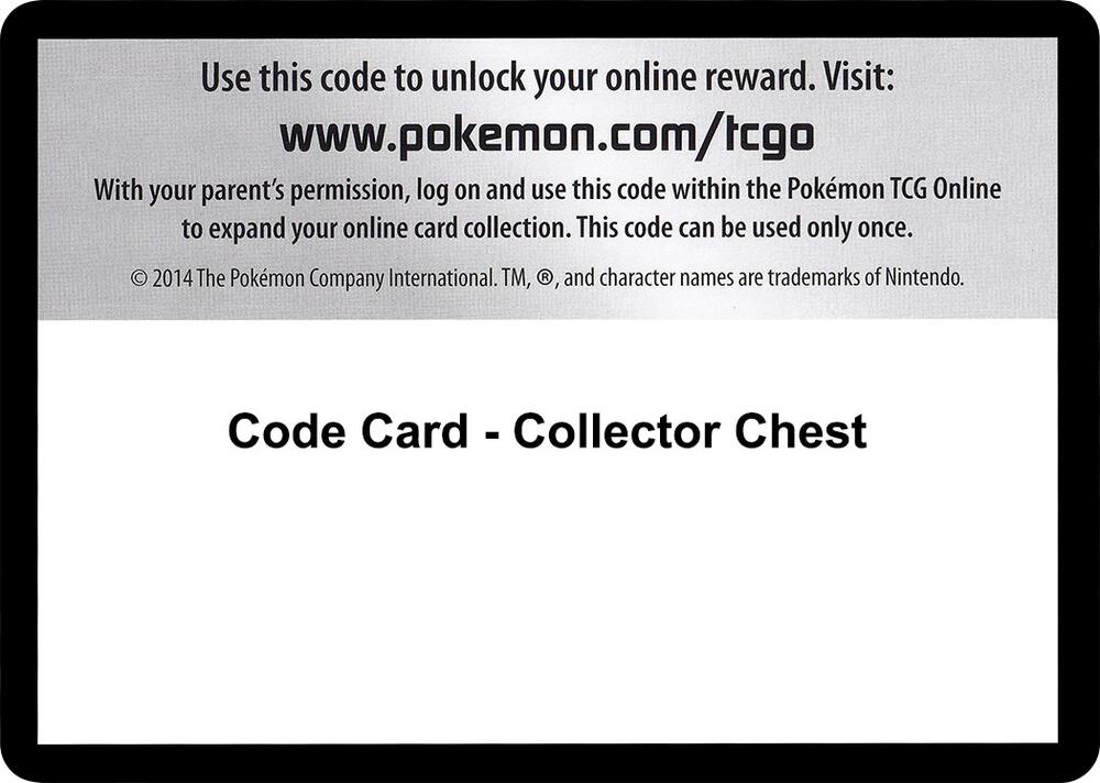 Code Card - Collector Chest sealed Pokémon TCG product