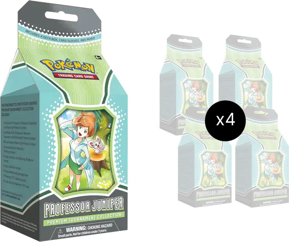 Professor Juniper Premium Tournament Collection Box Case sealed Pokémon TCG product