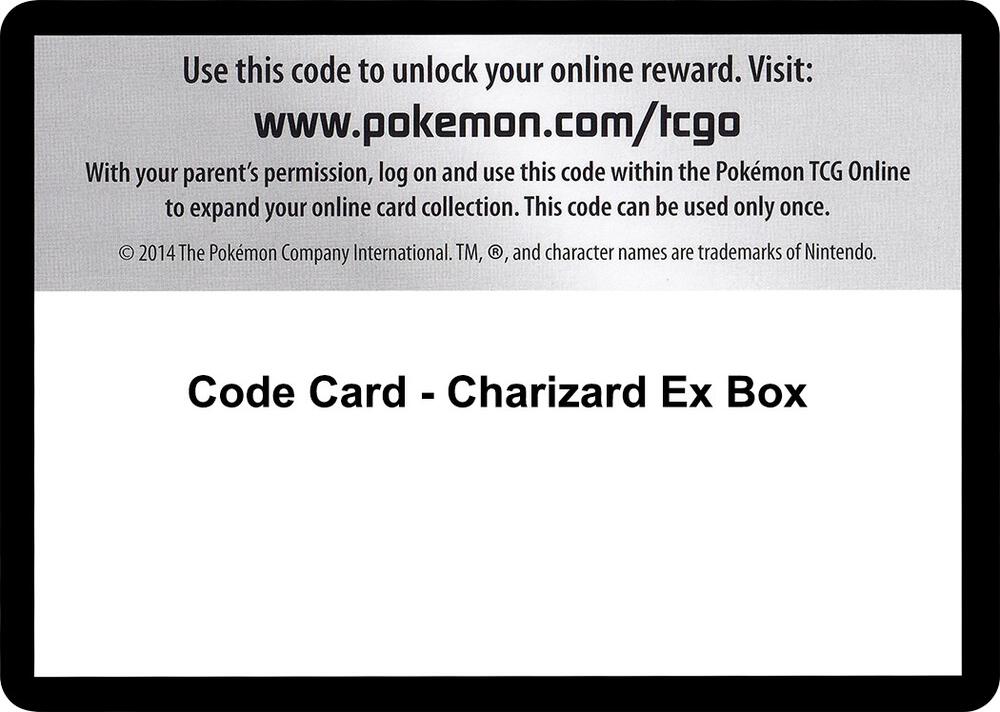 Code Card - Charizard EX Box sealed Pokémon TCG product