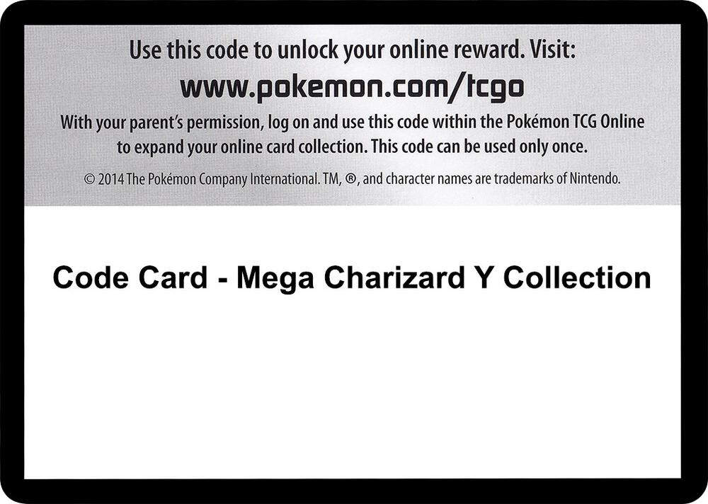 Code Card - Mega Charizard Y Collection sealed Pokémon TCG product