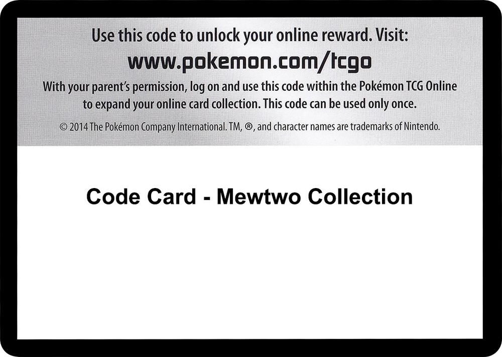 Code Card - Mewtwo Collection sealed Pokémon TCG product