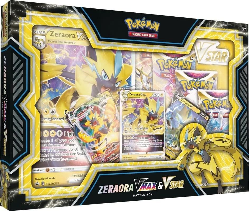 Zeraora VMAX & VSTAR Battle Box sealed Pokémon TCG product