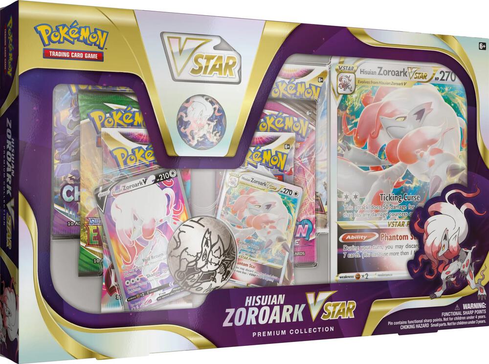 Hisuian Zoroark VSTAR Premium Collection sealed Pokémon TCG product