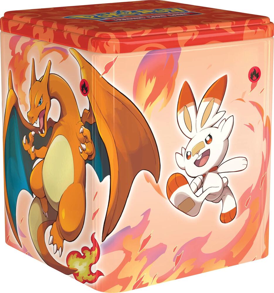 Pokemon Stacking Tin: Fire sealed Pokémon TCG product
