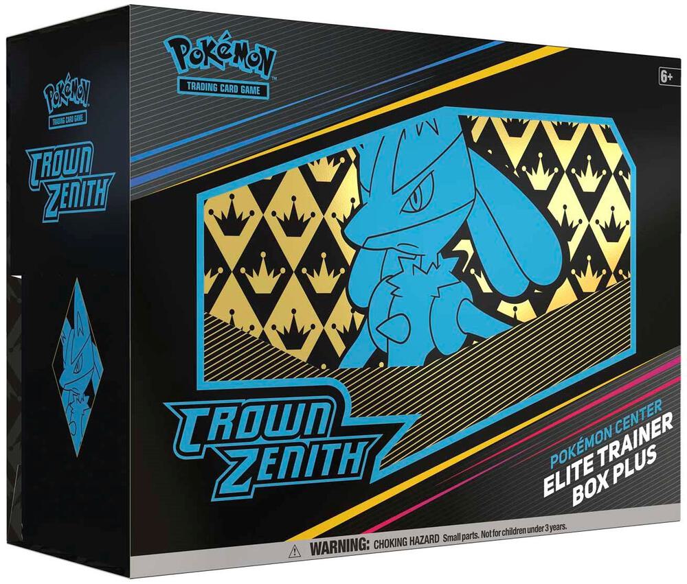 Crown Zenith Pokemon Center Elite Trainer Box Plus sealed Pokémon TCG product