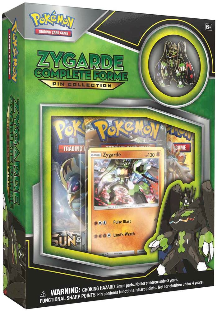 Zygarde Complete Forme Pin Collection sealed Pokémon TCG product