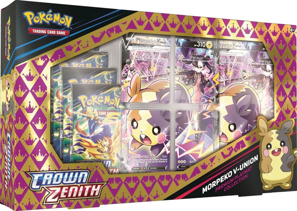 Morpeko V-UNION Playmat Premium Collection sealed Pokémon TCG product