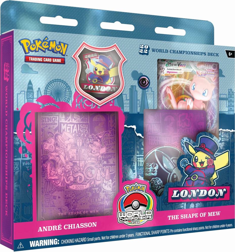 2022 World Championship Deck: Andre Chiasson (The Shape of Mew) sealed Pokémon TCG product