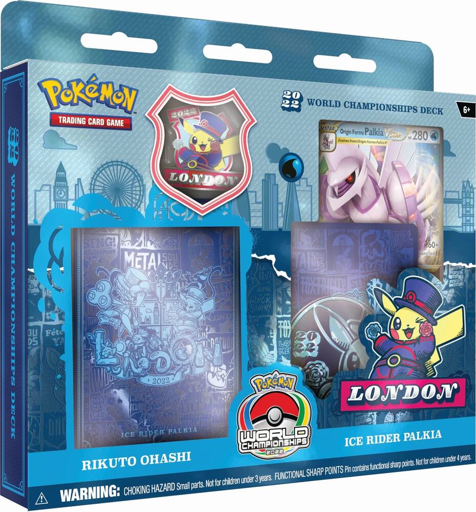 2022 World Championship Deck: Rikuto Ohashi (Ice Rider Palkia) sealed Pokémon TCG product
