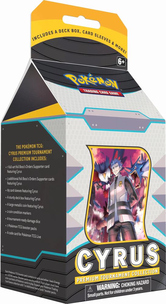 Cyrus Premium Tournament Collection Box sealed Pokémon TCG product