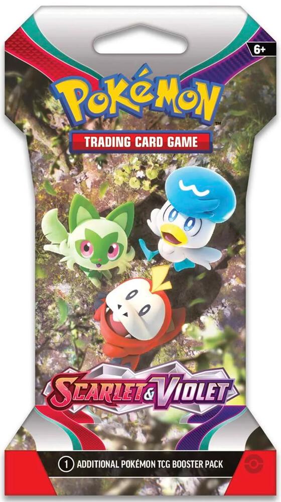 Scarlet & Violet Sleeved Booster Pack sealed Pokémon TCG product