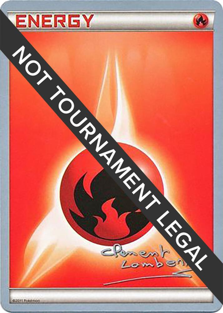 Fire Energy - 2013 (Clement Lamberton) sealed Pokémon TCG product