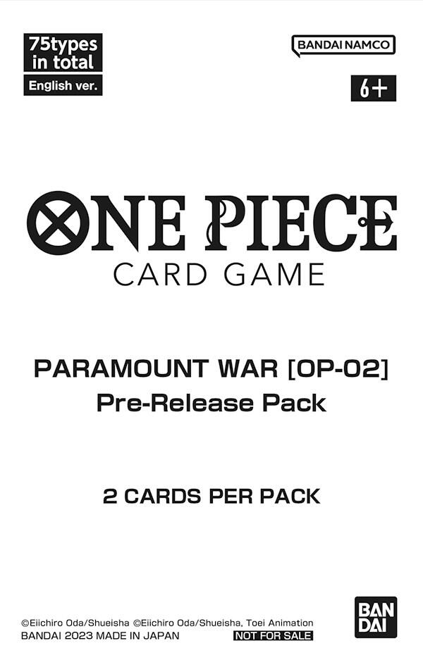 Paramount War Pre-Release Cards