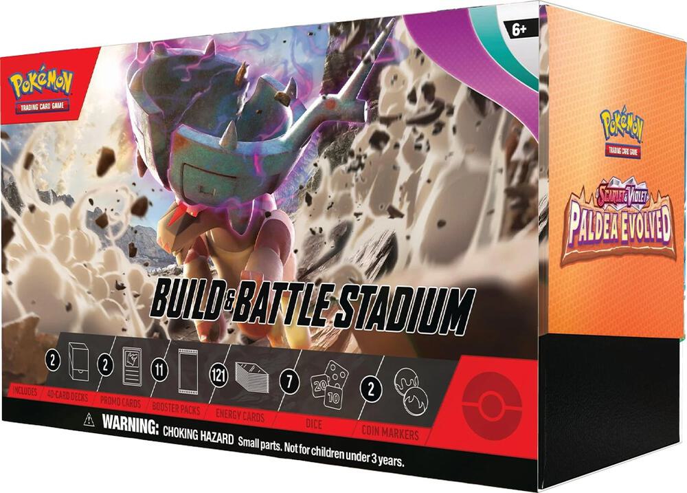 Paldea Evolved Build & Battle Stadium sealed Pokémon TCG product