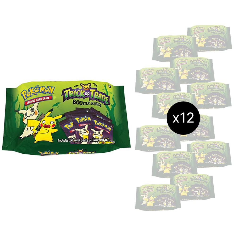 Trick or Trade BOOster Bundle 2023 Case sealed Pokémon TCG product