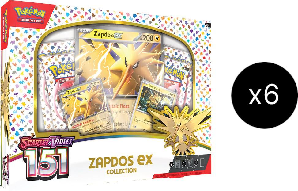 151 Collection Zapdos ex Case sealed Pokémon TCG product