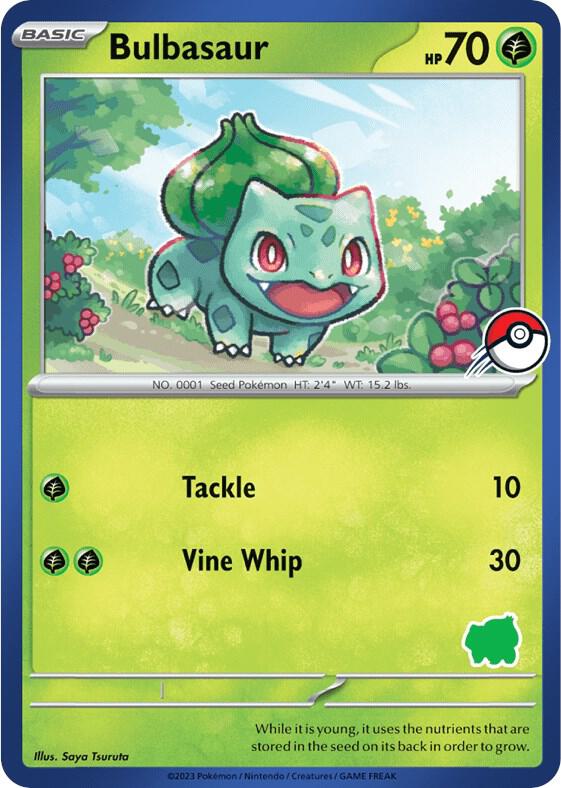 Bulbasaur (Blue Border) sealed Pokémon TCG product
