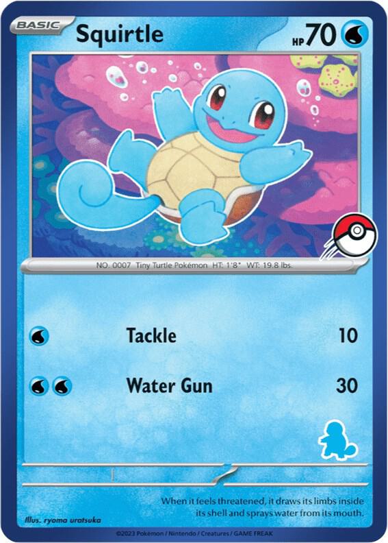 Squirtle (Blue Border) sealed Pokémon TCG product