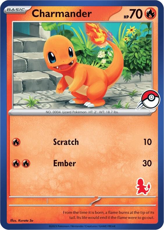 Charmander (Blue Border) sealed Pokémon TCG product