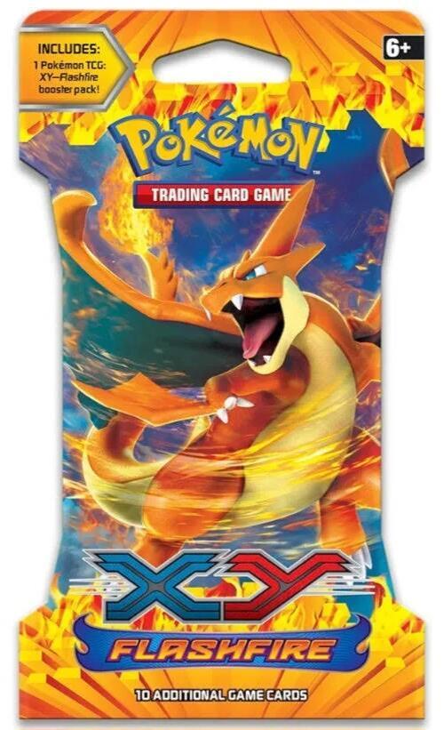 Flashfire Sleeved Booster Pack sealed Pokémon TCG product