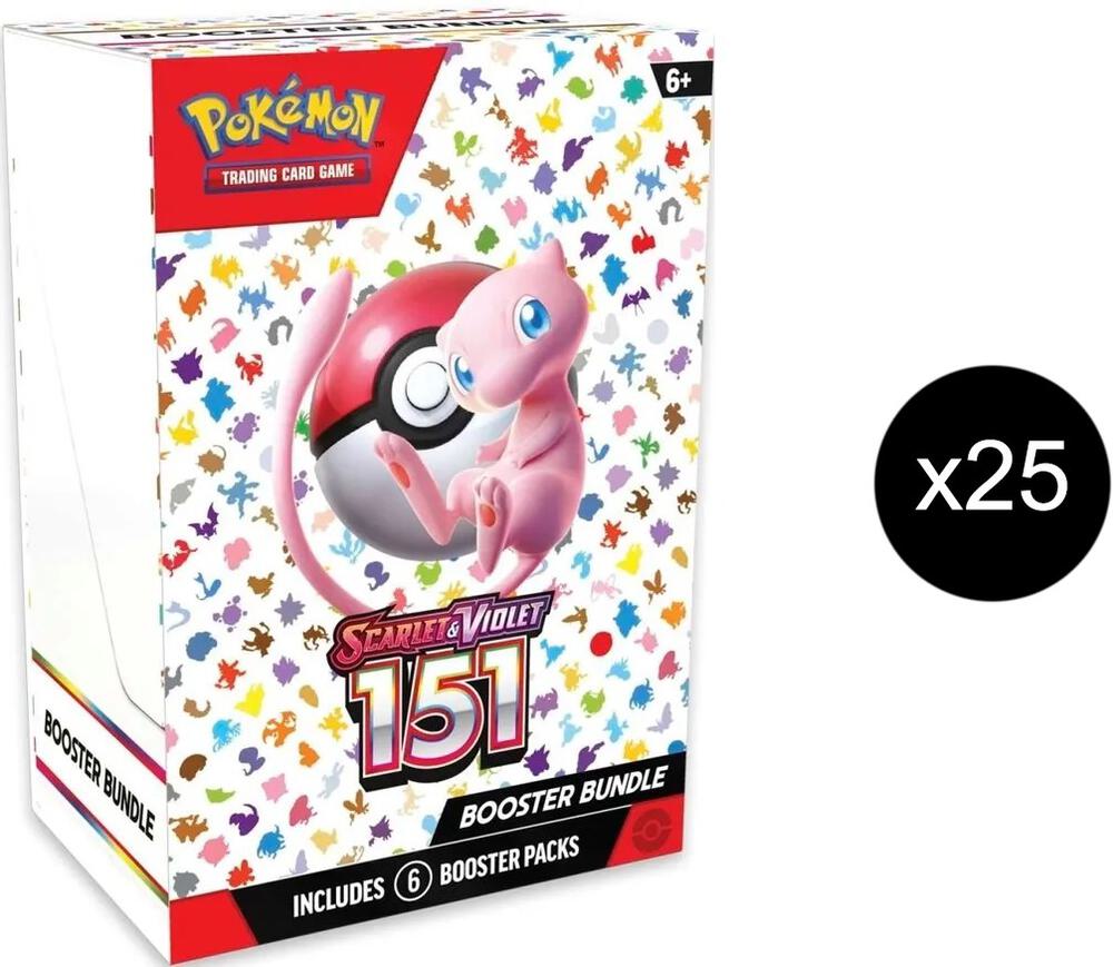 151 Booster Bundle Bulk Case sealed Pokémon TCG product
