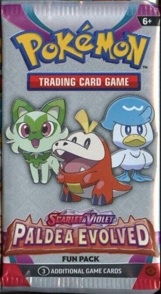 Paldea Evolved Fun Pack sealed Pokémon TCG product