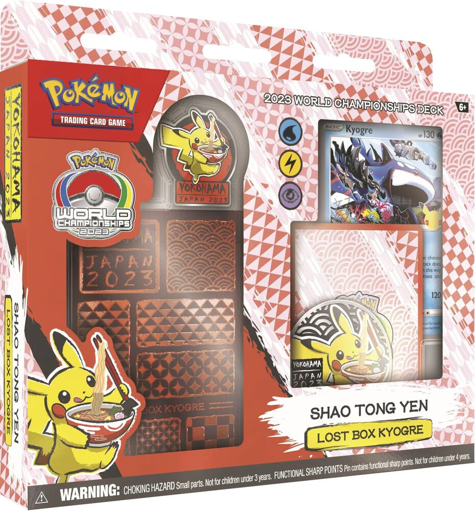 2023 World Championship Deck: Shao Tong Yen (Lost Box Kyogre) sealed Pokémon TCG product