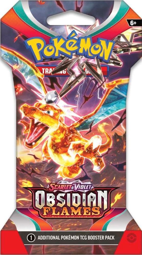 Obsidian Flames Sleeved Booster Pack sealed Pokémon TCG product