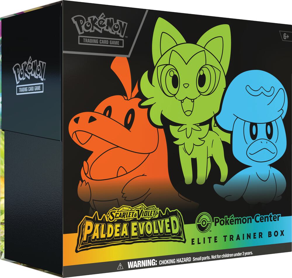 Paldea Evolved Pokemon Center Elite Trainer Box (Exclusive) Case