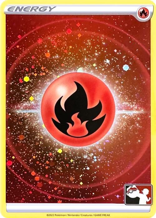 Fire Energy (Prize Pack Series 3) (Cosmos Holo) sealed Pokémon TCG product