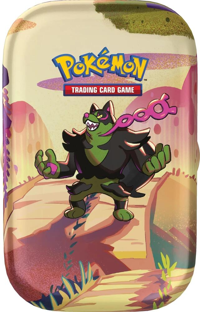 Shrouded Fable Mini Tin (Okidogi) sealed Pokémon TCG product