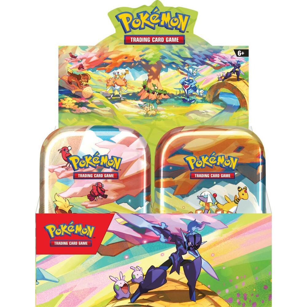 Vibrant Paldea Mini Tin Collection Display sealed Pokémon TCG product