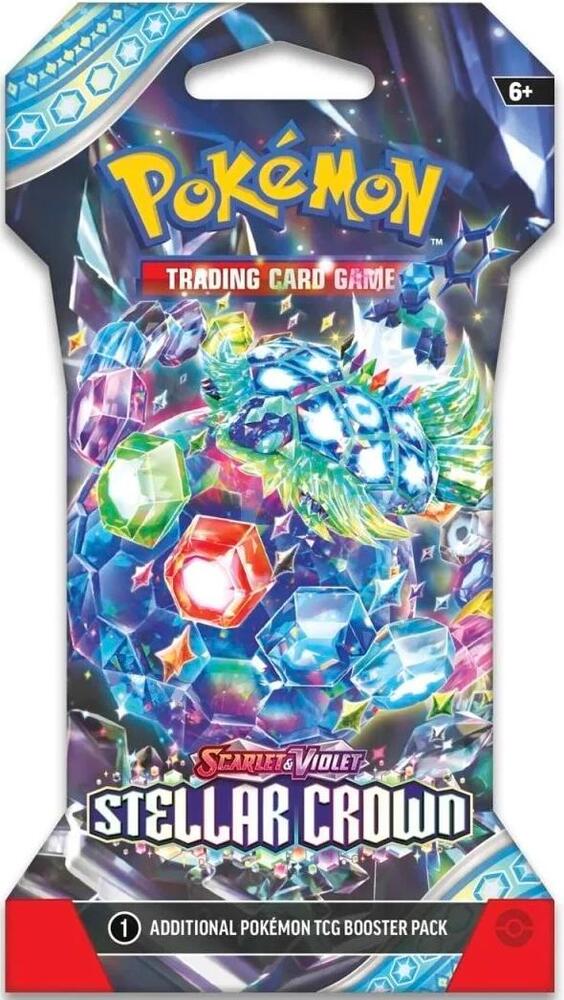 Stellar Crown Sleeved Booster Pack sealed Pokémon TCG product
