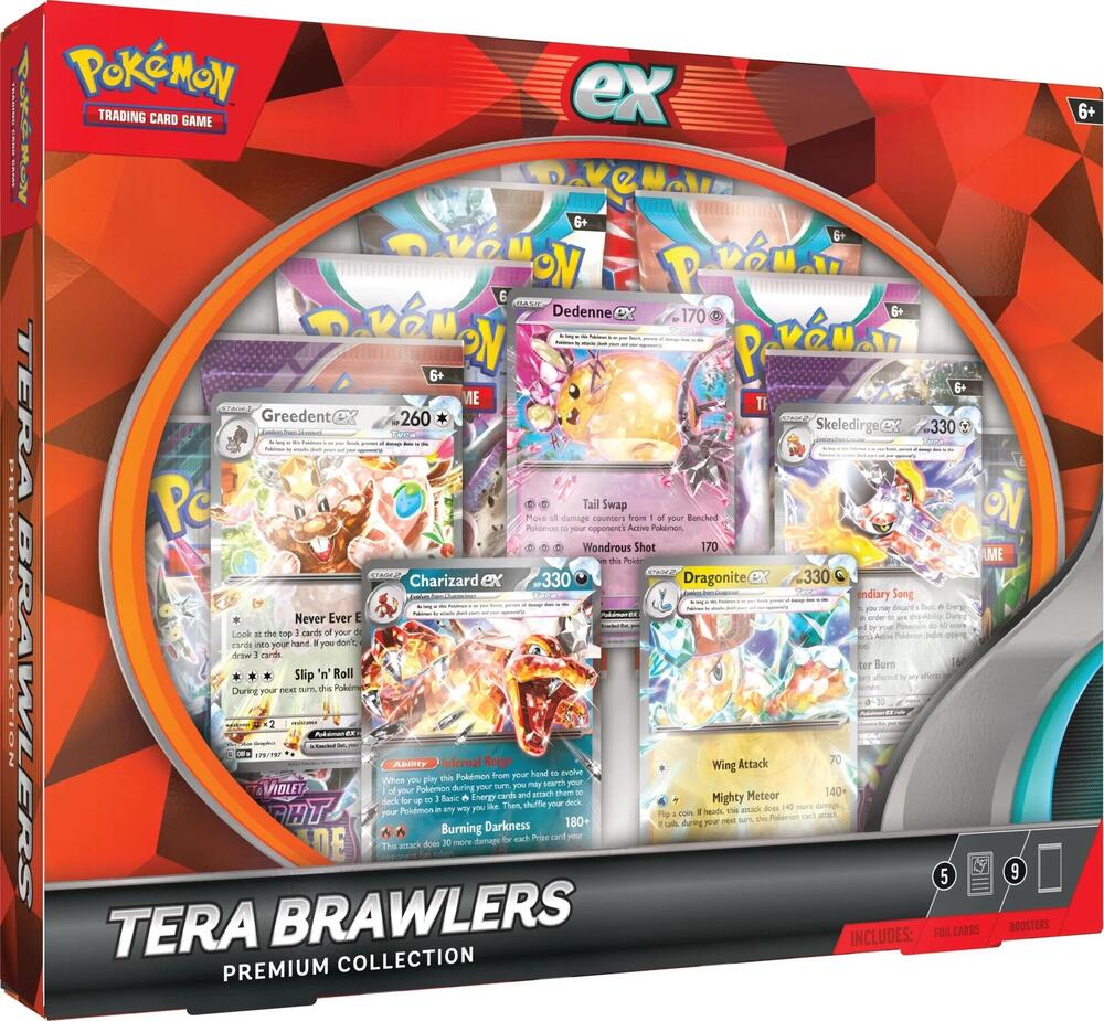Tera Brawlers Premium Collection sealed Pokémon TCG product