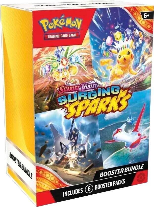 Surging Sparks Booster Bundle (LGS) sealed Pokémon TCG product