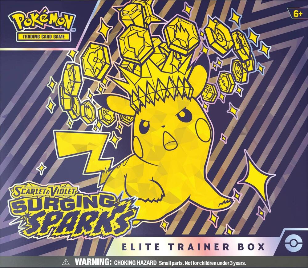 Surging Sparks Elite Trainer Box sealed Pokémon TCG product