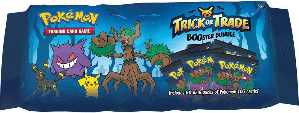 Trick or Trade BOOster Bundle 2024 (80 mini packs) sealed Pokémon TCG product