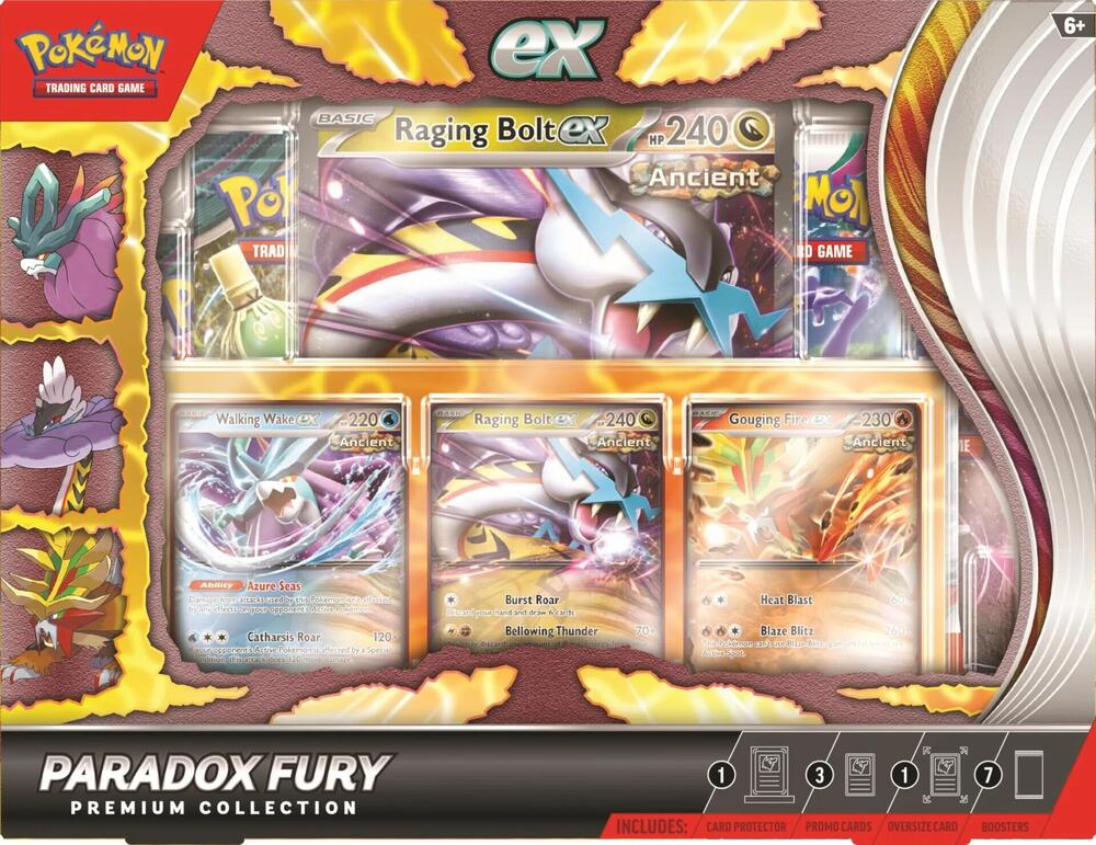 Paradox Fury Premium Collection sealed Pokémon TCG product