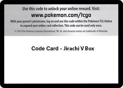 Code Card - Jirachi V Box sealed Pokémon TCG product