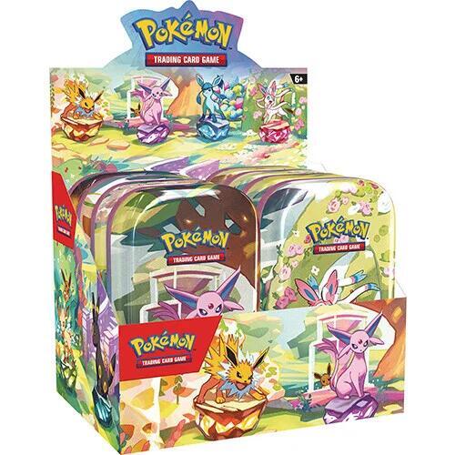 Prismatic Evolutions Mini Tin Display sealed Pokémon TCG product