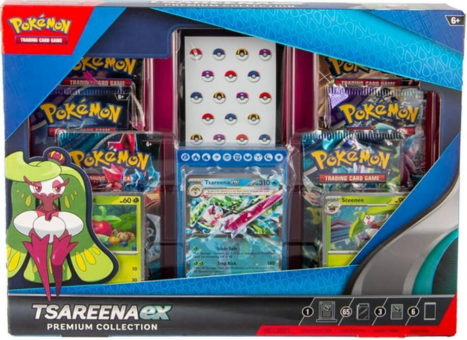 Tsareena Ex Box sealed Pokémon TCG product