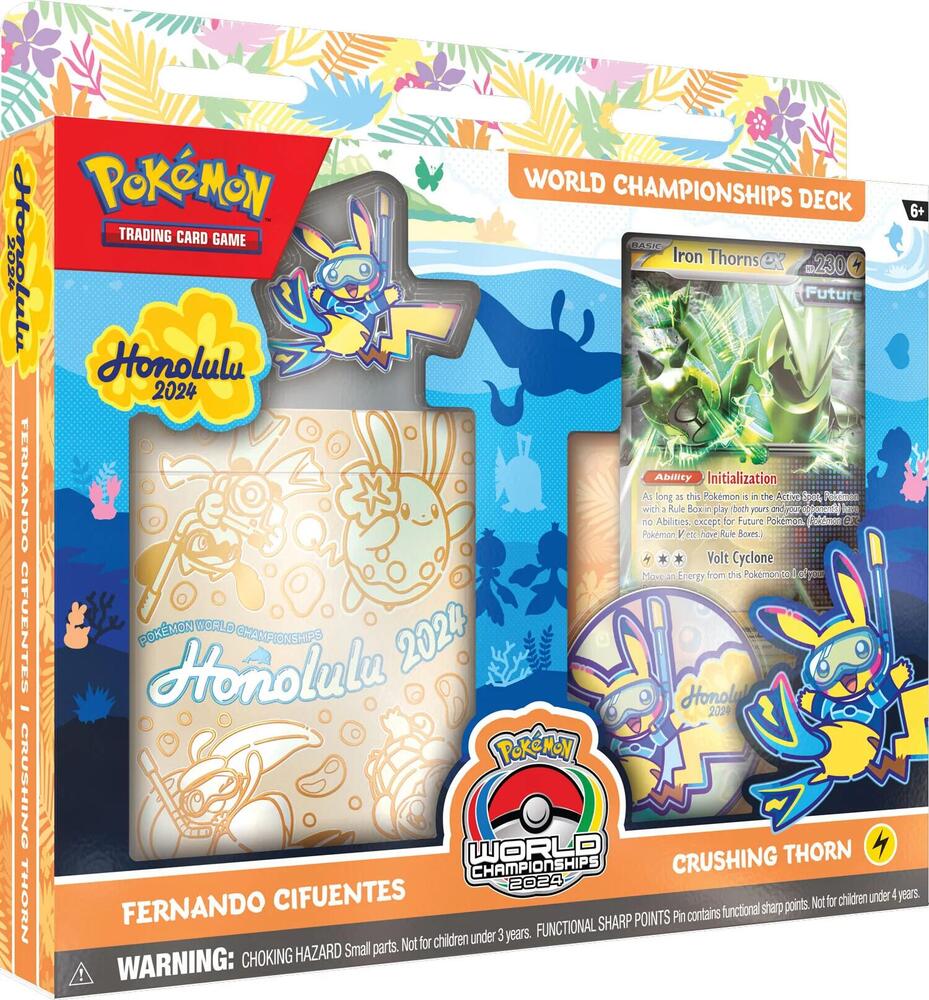 2024 World Championship Deck: Fernando Cifuentes (Crushing Thorn) sealed Pokémon TCG product